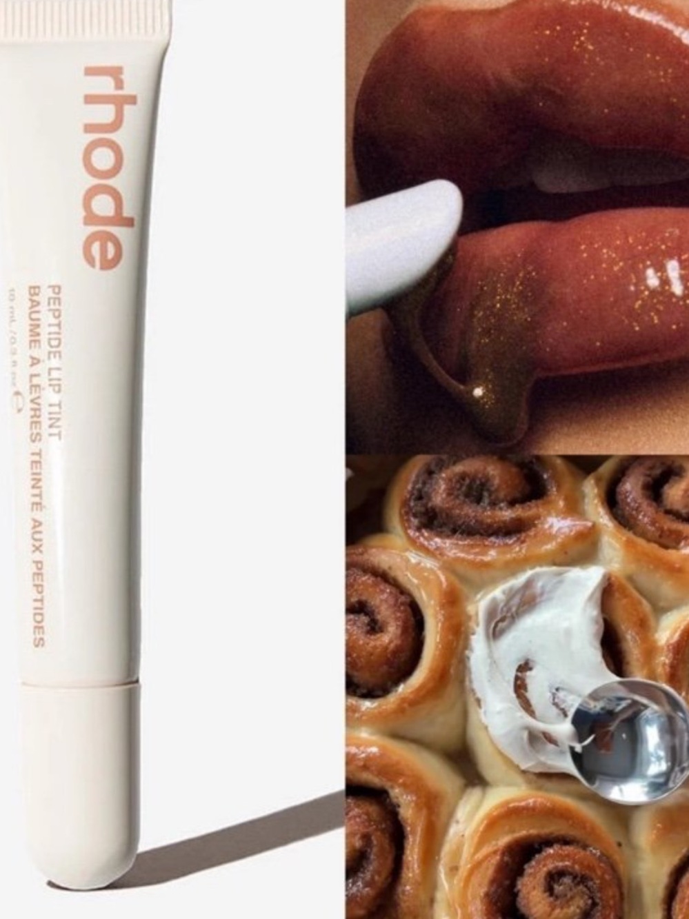 RHODE Limited Edition Cinnamon Roll Peptide Lip Treatment - Picture 2 of 2